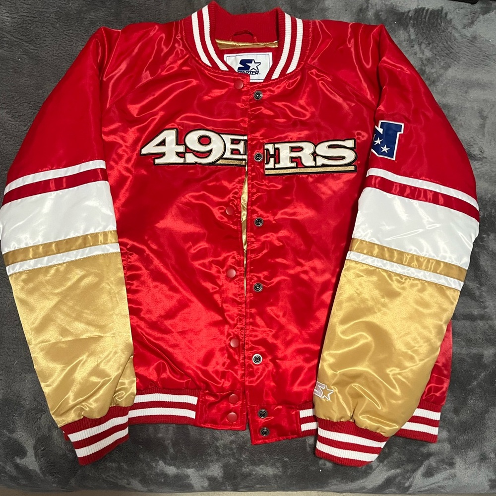 STARTER San Francisco 49ERS varsity jacket.                    size XXL